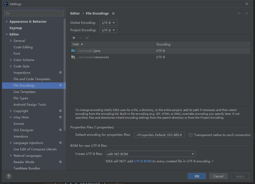 EncodeSetting